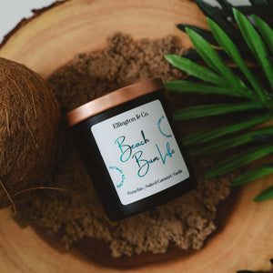 Beach Bum Life is a dupe scent from Sol de Janeiro's Brazilian  Bum Bum Cream.  This scent is the perfect blend of pistachio, salted caramel and vanilla.