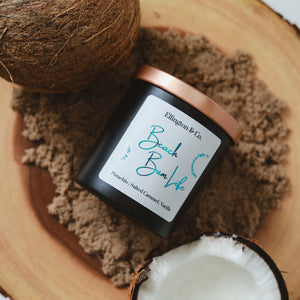 Beach Bum Life is a dupe scent from Sol de Janeiro's Brazilian  Bum Bum Cream.  This scent is the perfect blend of pistachio, salted caramel and vanilla.